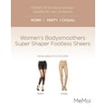 thumbnail image 2 of Women's MeMoi MM-291 Body Smoother Footless Sheer (Honey XL), 2 of 7