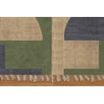 thumbnail image 4 of Casavani Handwoven Blue Cotton Dhurrie Square Dining Room Carpets Outdoor Patio Rug 12x12 feet, 4 of 6