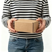 BagDream 6x4x3 inch Shipping Boxes 25 Pack Brown Corrugated Cardboard Box for Packaging, Mailing, Small Business