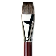 Da Vinci Black Sable Brush - Bright, Long Handle, Size 22