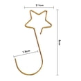 thumbnail image 2 of Washranp 20Pcs Front Door Wreath Hangers,Reusable Metal Star Shaped Hangers Christmas Tree Hooks for Xmas Party Holiday Christmas Ornament, 2 of 4