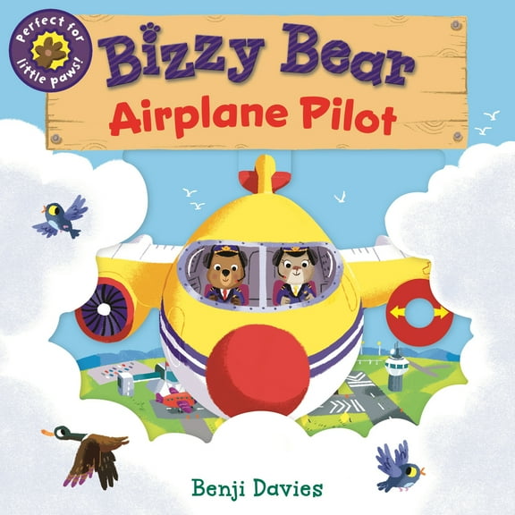 Pre-Owned Bizzy Bear: Airplane Pilot: (Interactive Board Book about Aircraft Planes for Toddlers - With Sturdy Tabs and Slides to Push and Pull) (Board book) 1536214485 9781536214482