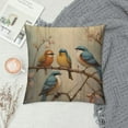 thumbnail image 2 of HENGT  Decorative Pillows for Couch Oil Painting Birds Cushion Pillow Cover Colorful Cute Birds Outdoor Square Pillow Cushion Cases Pillow Case Farmhouse Rustic Cushion Case for Sofa Couch, 2 of 5