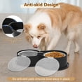 thumbnail image 4 of Cuencos de Acero Inoxidable Newget Plateados de Gran Capacidad con Tapas para Mascotas, 4 of 9