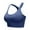 Blue, variant on Womens Sports Bras Large Size Sports Underwear Beautiful Back No Steel Shockproof Bra Vest Type Fitness Bra Sports Bra Beige M