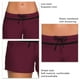 thumbnail image 4 of Pantalones cortos de baño para mujer, estilo sencillo, con cordón, suaves, transpirables, de cintura baja, pantalones cortos de natación para playa, surf, 4 of 5