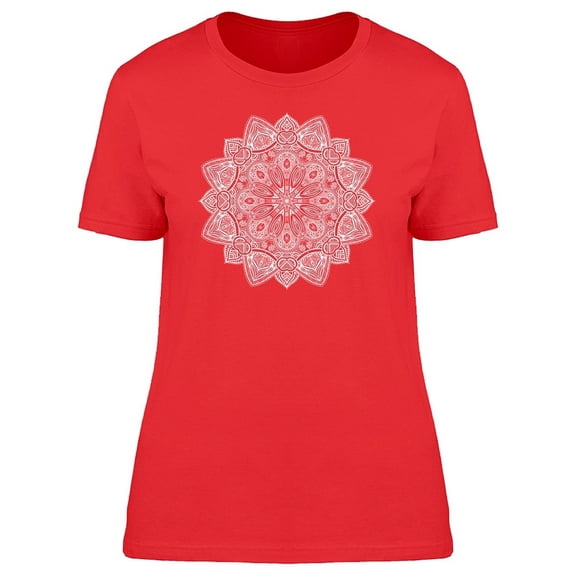 Floral Oriental Mandala T-Shirt Women -Image by Shutterstock, Female x-Large
