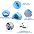 thumbnail image 4 of Zimtown 80"x 80" 2-3 Person Camping Tent Waterproof Automatic Tent Double-Deck,Two-Door, 4 of 8