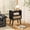 Black With Natural, variant on Rattan Nightstands Set of 2, Side Table with Drawer Open Shelf, Cane Accent Bedside End Table, Mid Century Modern Night Stand for Bedroom, Dorm and Small Spaces