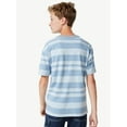 thumbnail image 2 of Free Assembly Boys Short Sleeve Stripe Tee, 2-Pack, Sizes 4-18, 2 of 7