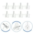thumbnail image 2 of MIANGASTORE 20pcs Transparent Cabinet Shelf Pegs Plastic Shelves Pegs Shelf Support Pegs 3MM, 2 of 8