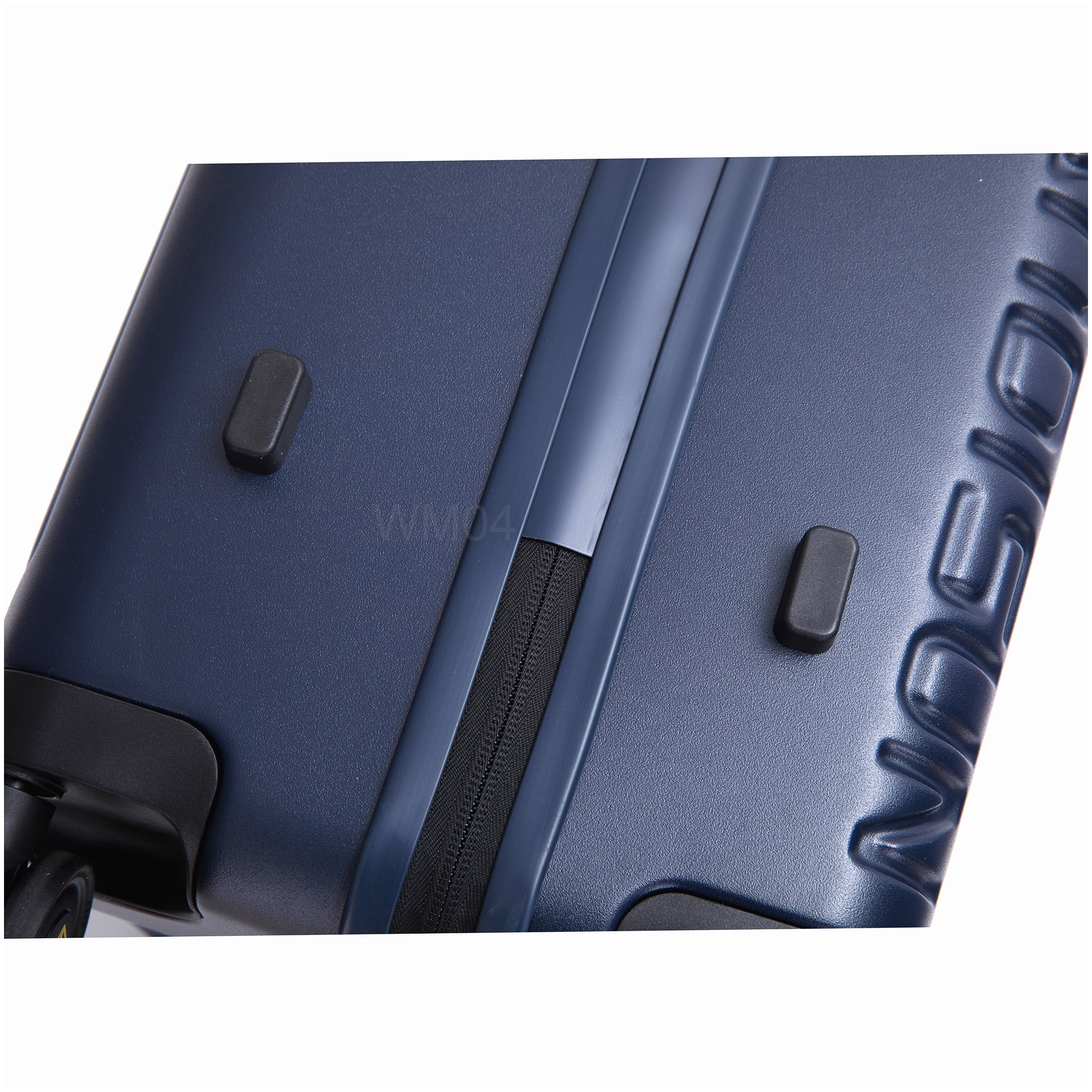 MANGIJOY 19 Inch Airline Approved Carry-On Suitcase, ABS Hardshell Spinner Luggage with Lining Bag, Navy Blue
