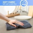 thumbnail image 2 of FRKSMD-Kitchen Washcloths for Dishes Absorbent Microfiber Dish Cloths Quick Dry Dish Rags with Poly Scour Scrub Side Ideal for Kitchen Cleaning (Gray, 10inch X10inch 9Pack), 2 of 4