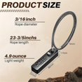 thumbnail image 2 of 4 Pcs 23-3/5 Inch Steel Rope Cable Locks with Combination 4 Digit Resettable Security Lock for Bike, 2 of 4