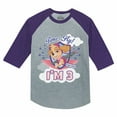 thumbnail image 1 of Tstars Girls 3rd Birthday Gift Shirt Birthday Gift for 3 Year Old Paw Patrol Skye Birthday Shirts for Girl Party B Day Birthday Party 3-4 Sleeve Baseball Jersey Toddler Shirt, 1 of 5