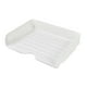thumbnail image 4 of Organizador de documentos apilable Archivos de escritorio Soporte para bandeja de documentos Accesorios de escritorio Blanco, 4 of 7
