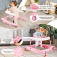 thumbnail image 2 of XIOYIG 5 in 1 Baby Walker, Music and Lights Walker for Baby Boy Girls 6-18 Months, Foldable Baby Walkers with Wheels and Bouncer Combo Portable, Toddler Infant Walker with Adjustable Height, 2 of 7