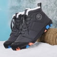 thumbnail image 4 of Zapatos Botas de algodón para niños Botas de senderismo de moda para vacaciones en casa en el césped (gris oscuro 34) Wdftyju Tenis De Mujer Tenis De Hombre, 4 of 5