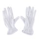thumbnail image 2 of 3X Par Guantes de Conduccion Trabajo de Algodon Blanco Antideslizante Protector, 2 of 5