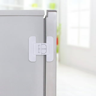 SAFELON 2 Pcs Baby Safety Fridge lock, Child Proof Freezer Door Lock,  Protect Refrigerators With Damaged Sealing Strips