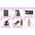 thumbnail image 3 of Hair Curler, Automatic Cordless Auto Hair Curler, Rechargeable Portable Hair Curler with 6 Temps & Timers, Ceramic Rotating Curling Wand for Hair Styling, 3 of 7