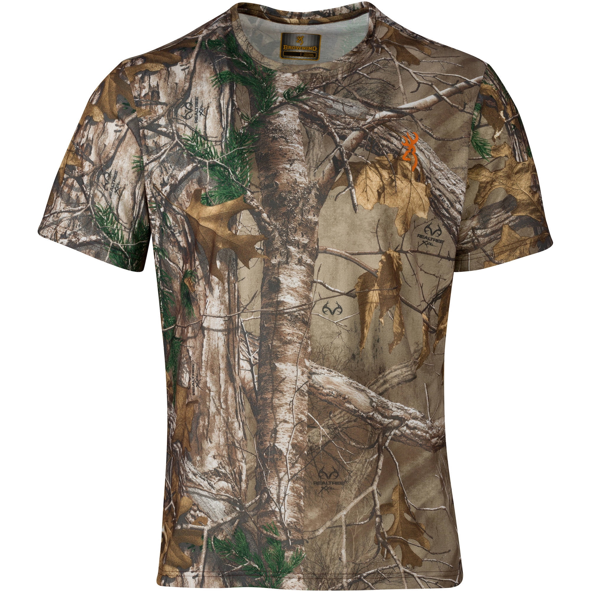 Browning Wasatch Realtree Xtra Camo Short Sleeve T-Shirt Size Medium 