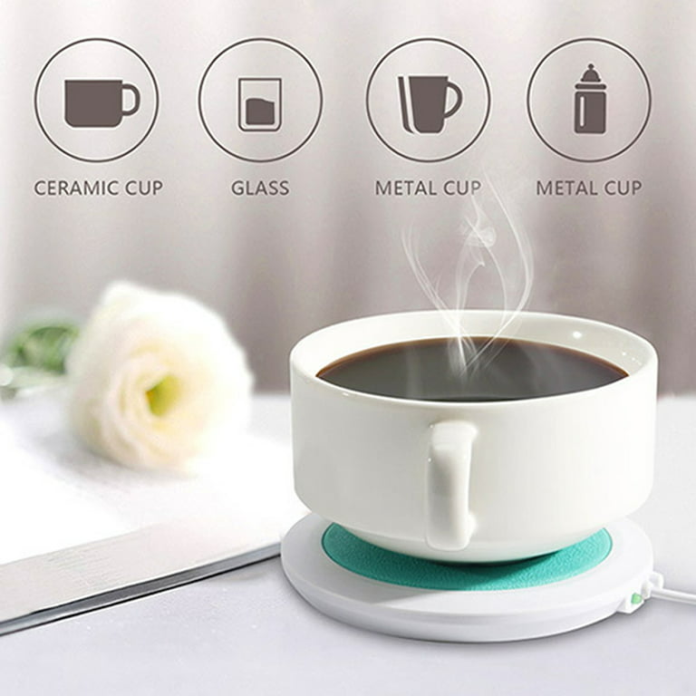 Electric Coffee Mug Warmer Portable Heating Coaster for Office and
