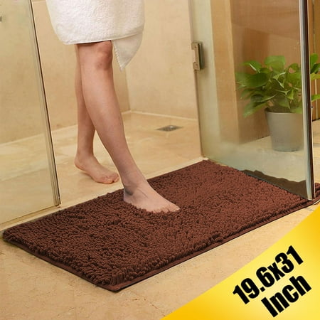 31 5 X 19 8 Inches Bathroom Rugs Anti Slip Extra Absorbent Soft