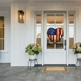 thumbnail image 6 of 4th of July Hanging Door Sign Acrylic Americana Heart Welcome Sign, Patriotic Front Door & Wall Decor, Independence Day & Memorial Day Porch, Garden, Yard Decorations Clearance, 6 of 7