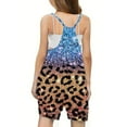 thumbnail image 5 of Nrmvnmi Girls Summer Sleeveless Casual Romper Spaghetti Strap Shorts Jumpsuit With Pockets, 5 of 5