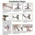 thumbnail image 5 of Gen 3 Mount for Starlink, Adjustable Wall/Roof Mount Kit for V4 Standard Dish, Includes Pipe Adapter, Compatible with Starlink Internet Satellite Syst, 5 of 5