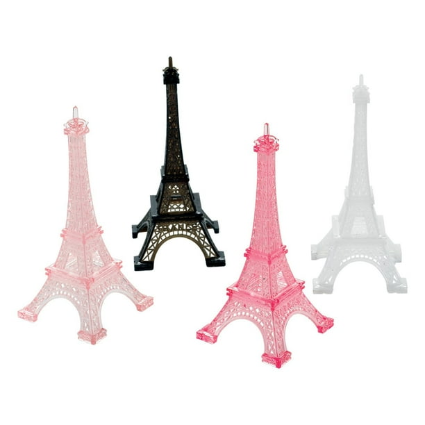 Shindigz Plastic Mini Eiffel Towers, 4 count