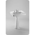 thumbnail image 5 of Toto Promenade 27-1/2" Pedestal Bathroom Sink with Single Faucet Hole Drilled and Overflow, Pedestal Included, Available in Various Colors, 5 of 5