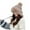 Coffee, variant on Fjofpr Women Hats Winter Women Hats Fashion Fall Women's Fashion Knitting Warm And Winter Cold Proof Solid Color Pullover Caps Hats