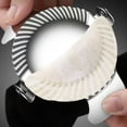 thumbnail image 5 of Stainless Steel Dumpling Maker Press | 304 Food-Grade Metal Dumpling & Pastry Mold | Compact 13cm Handheld Dough Press Tool for Homemade Dumplings & Empanadas | 1-Piece Kitchen Gadget, 5 of 6