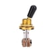 thumbnail image 2 of 1Pc 3 Way Toggle Switch with Black Tip Replacement Part for LP Style Electric Guitar(Gold), 2 of 4