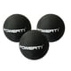 thumbnail image 2 of Pelotas de squash profesionales amarillas de doble punto - Paquete de 3, 2 of 9