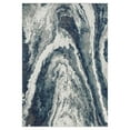 thumbnail image 4 of Luxe Weavers Abstract Wavy Marble Swirl Blue 8x10 Area Rug, Stain-Resistant Carpet, 4 of 8