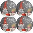 thumbnail image 2 of GZHJMY Winter Christmas Gnome Placemats 1Pcs,Holidays PVC Weave Place Mats Table Mats Non-Slip Easy to Clean for Home Kitchen BBQ Party Table Decor,15.4", 2 of 7