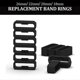 thumbnail image 3 of 10pcs Watch Band Ring 18/20/22/26mm Soft Silicone Replacement Watch Strap Buckle Loop Holder Retainer Compatible Garmin Fenix 6x 6s, 3 of 5