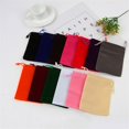 thumbnail image 2 of 10/50 Pcs Soft Fabric Vintage Solid Velvet Drawstring Gift Bags For Wedding Party Various Size Christmas Wedding Candy Gift Bag, 2 of 4