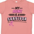 thumbnail image 4 of Inktastic My Aunt is a Survivor Breast Cancer Awareness Boys or Girls Toddler T-Shirt, 4 of 5