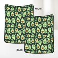 thumbnail image 6 of Pofeuu Avocado Heart Print Bed Blanket, Soft Flannel Blankets for Bed,Sofa, Couch, Chair, 50 X 60 Inches, Double Layer, 6 of 8