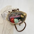 thumbnail image 2 of Bolso Elegante Con Asa Superior Bolsos Playa Verano Mano Tejido para Mujer Viajes Y, 2 of 9