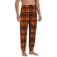 thumbnail image 4 of Pofeuu Halloween Tartan Plaid Print Sweatpants for Men, Men's Lounge Pants, Men's Athletic Pants, Men's Sweat Pants with Pockets-X-Large, 4 of 5