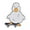 1, variant on Cute Animal Duck Brooch Cartoon Crown Duck Brooch Enamel Pin Fashion Badge Gift-2