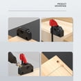thumbnail image 4 of Tignapoo Precision Woodworking Hole Locator with 45° Angled Design, Aluminum Alloy Construction, and 8.0mm Drill Bit for Accurate Drilling and Positioning, 4 of 6
