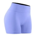 thumbnail image 7 of NELEUS Womens Workout Shorts High Waist Athletic No Front Seam Scrunch Butt Yoga Shorts 1 Pack, Purple, US Size XL, 7 of 7