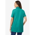 thumbnail image 2 of Woman Within Plus Size Perfect Short-Sleeve Polo Shirt, 2 of 6