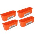 thumbnail image 1 of Haofy Large Chicken Feeder Trough with Clips Hanging Chicken Feeder Trough, Feeding Duck Goose Goat Sheep Dog for Livestock Feeding Container Waterer Bucket, 1 of 7